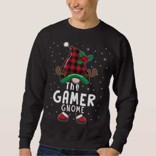 Moletom O jogador Gnome Matching Family Christmas Pajama B