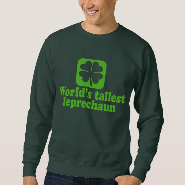 Moletom O Leprechaun o mais alto dos mundos (Frente)