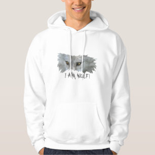 Moletom O LOBO CINZENTO EYES o Hoodie dos animais