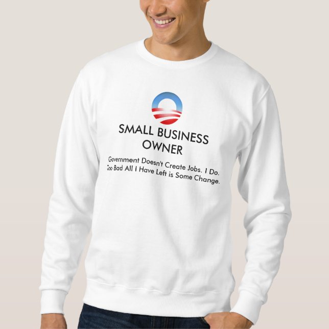 Moletom O logotipo de Obama, PROPRIETÁRIO EMPRESARIAL (Frente)