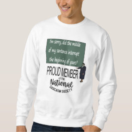Moletom O Meio Da Minha Frase Interrompeu O Início