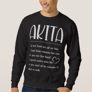 Moletom O Melhor Amigo Que Você Irá - Definição Akita
