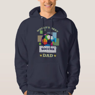 Moletom O melhor Dia de os pais de Pai de futebol do mundo