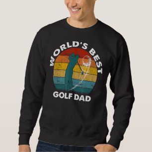 Moletom O melhor Dia de os pais de Pai de Golfe do Mundo d