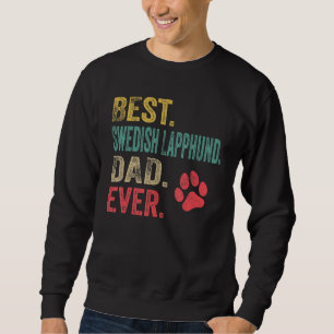 Moletom O melhor Pai de Lapphund sueco de sempre