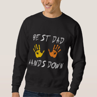 Moletom O melhor pai entrega para baixo o t-shirt