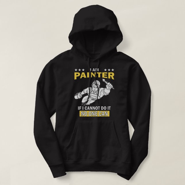 Moletom O Melhor Pintor De Ditos Engraçados (Frente do Design)