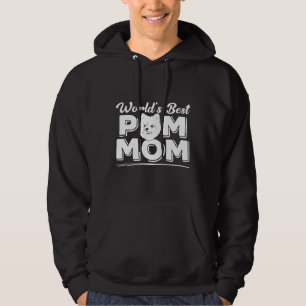 Moletom O Melhor Pom Mãe Cão De Dia de as mães Pomeraniano