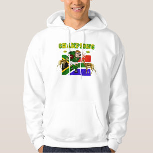 Moletom O mundo de África do Sul patrocina o rugby