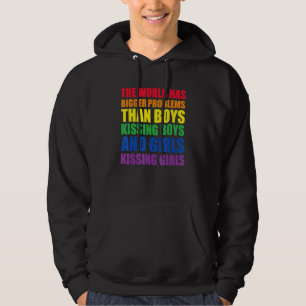 Moletom O mundo tem problemas maiores Lgbt Q Pride Gay Pro