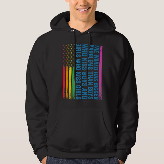 Moletom O Mundo Tem Problemas Maiores Que O Lgbtq (Frente)