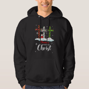 Moletom O Natal Começa Com O Cristo Snowman Christian Cro
