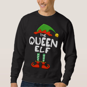 Moletom O Natal da Família Rainha Elf Engraçado