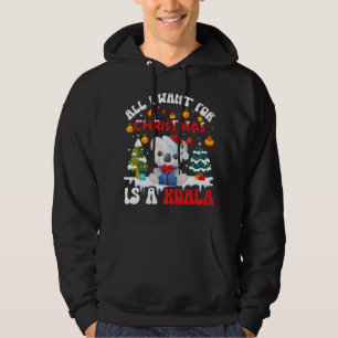 Moletom O Noel Hat Koala Que Eu Só Quero No Natal É