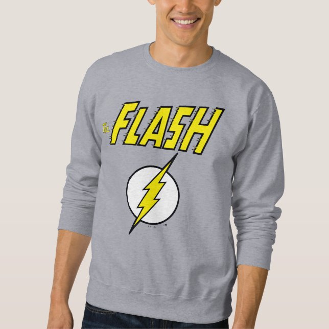 Moletom O Nome do Flash & Logotipo do Raio (Frente)