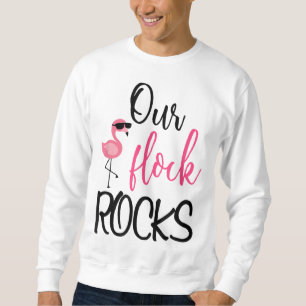 Moletom O nosso Dia de as mães Flamingo de Rocks Flamingo