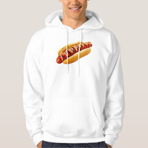 Moletom O orgulho gay artístico do Hotdog do SlipperyJoe 