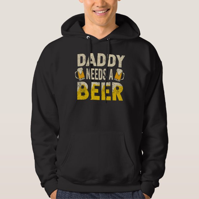 Moletom O Pai De Cerveja Bebendo Do Mens Precisa De Uma Ce (Frente)