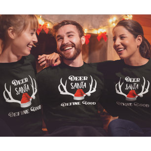 Moletom O papai noel dos cervos define os bons Antlers da