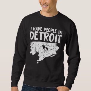 Moletom O presente Michigan engraçado de Detroit é casa