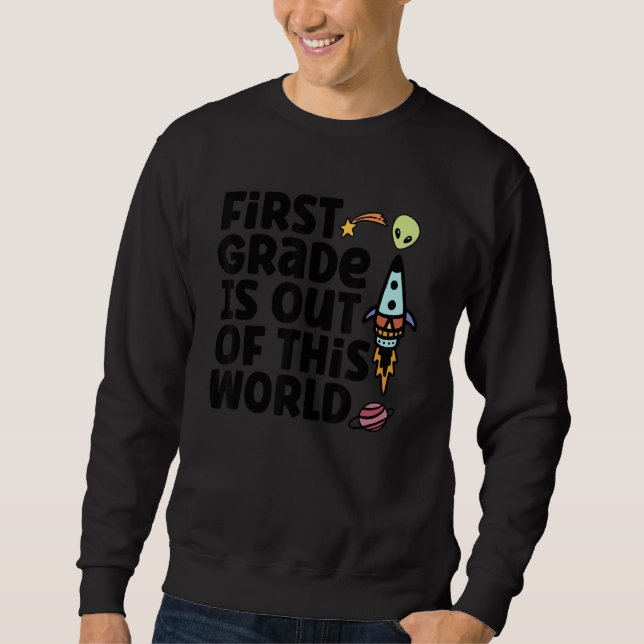 Moletom O Primeiro Grau Está Fora Deste Mundo (Frente)
