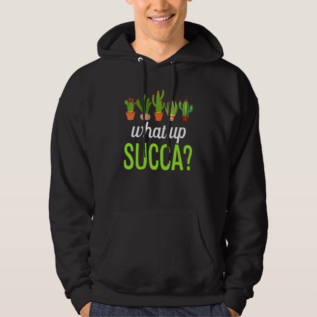Moletom O que é Succa Suculenta Planta de Cacto  Jardineir (Frente)