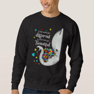 Moletom O Que Te Faz Diferente Elefante Mãe Autismo Crianç