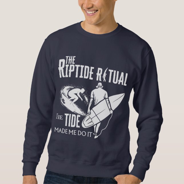 Moletom O Ritual De Riptide Que A Lata Me Fez Fazer Isso (Frente)