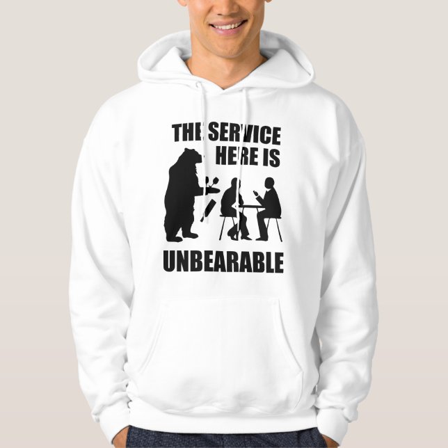 Moletom O Serviço Aqui É Insuportável (Frente)