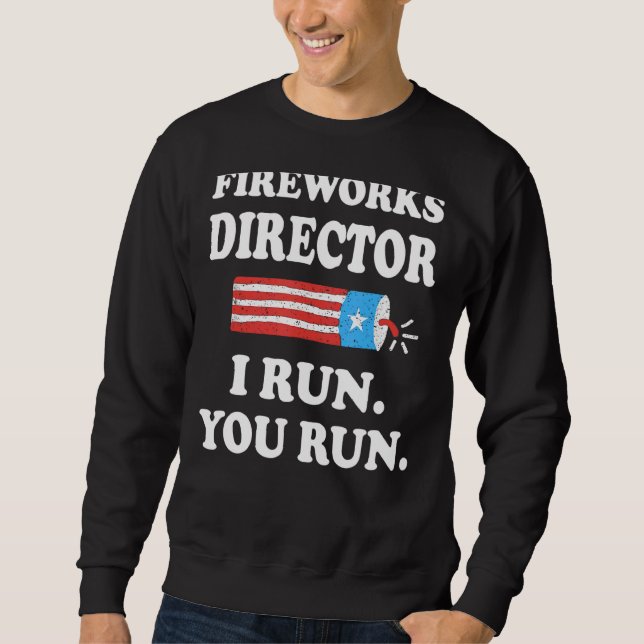 Moletom O Técnico Do Diretor Do Firework Que Eu Lhe Lidero (Frente)