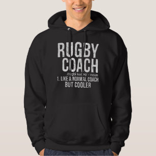 Moletom O treinador de Rugby gosta do treinador normal, ma