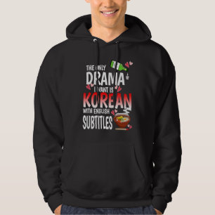 Moletom O único drama que eu quero é coreano com legendas