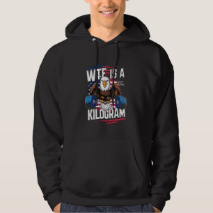 Moletom O WTF é um Quilograma Engraçado Design da Águia do
