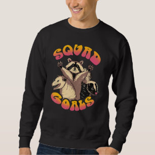 Moletom Objetivos de Squad Cats Raccoons Proibidos Suporte