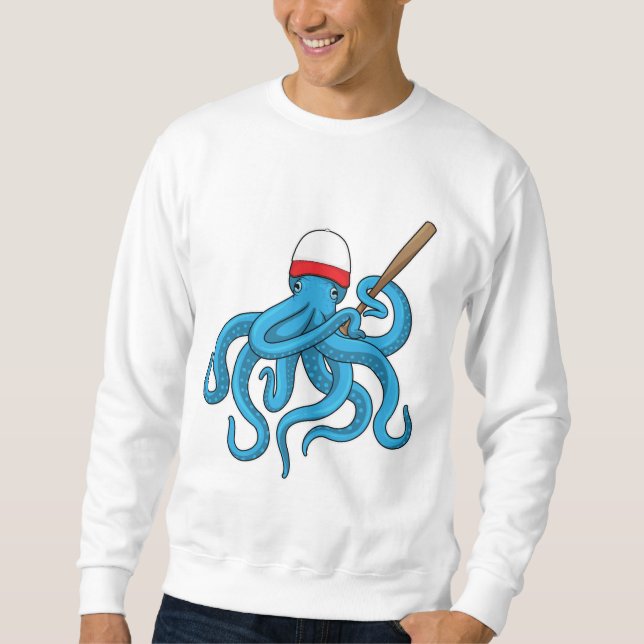 Moletom Octopus Baco-beisebol (Frente)