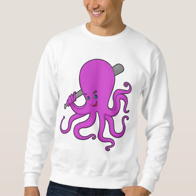 Moletom Octopus Baseball Baco (Frente)