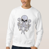 Octopus com 8 Braços e Crânio