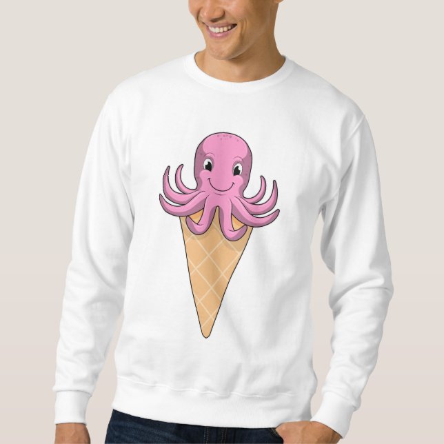Moletom Octopus com cone de Sorvete (Frente)