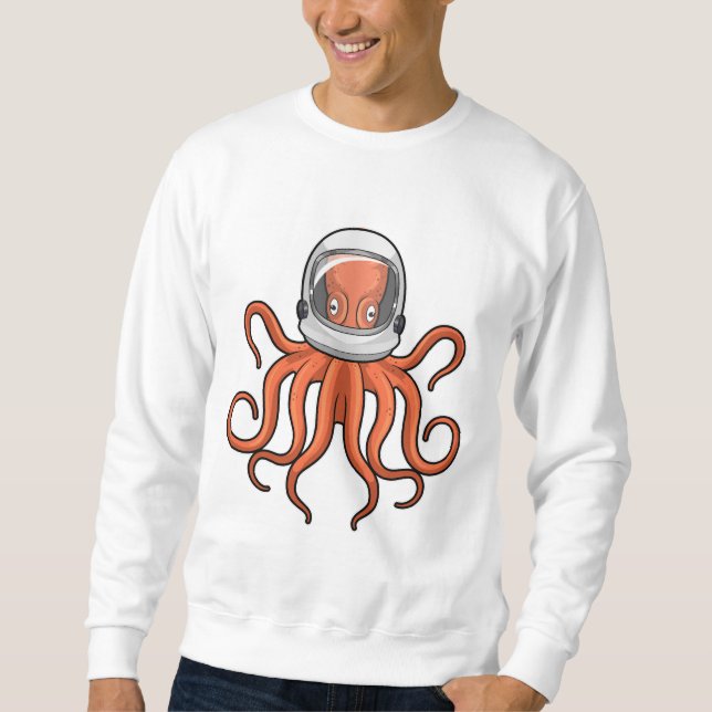 Moletom Octopus como astronauta (Frente)