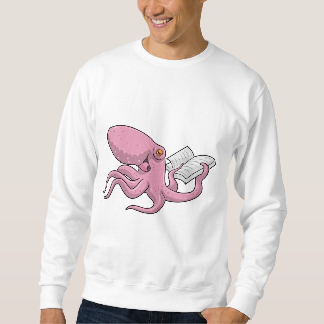 Moletom Octopus como Nerd do Livro (Frente)
