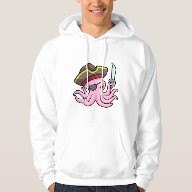 Moletom Octopus como Pirata com Saber & Eleye (Frente)
