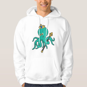 Moletom Octopus como rei com Trident