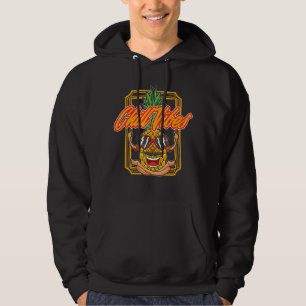 Moletom Óculos Coloridos de Abacaxi Molhosos de Vintage En