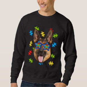 Moletom Óculos de sol German shepherd de Quebra-cabeça bon
