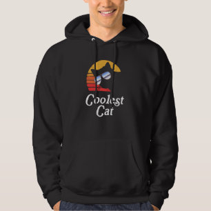 Moletom Óculos De Sol Oitenta De Gato Mais Fresco