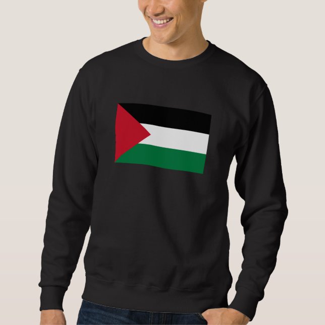 Moletom oficialmente pavilhão do Estado da Palestina (Frente)