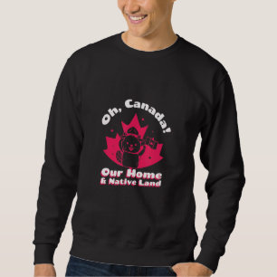 Moletom Oh Canada vintage maple leaf beaver Canadá