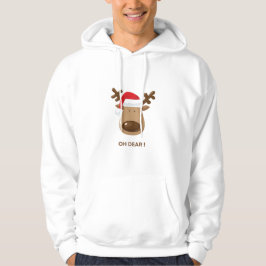 Moletom Oh Dear Funny Reindeer Christmas for Husband