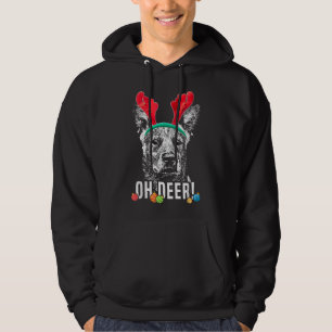 Moletom Oh Deer Engraçado Cattle Australiano Xmas