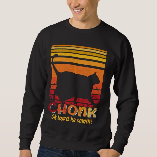Moletom Oh Senhor Ele Vindo Chonk Scale Meme Meme (Frente)